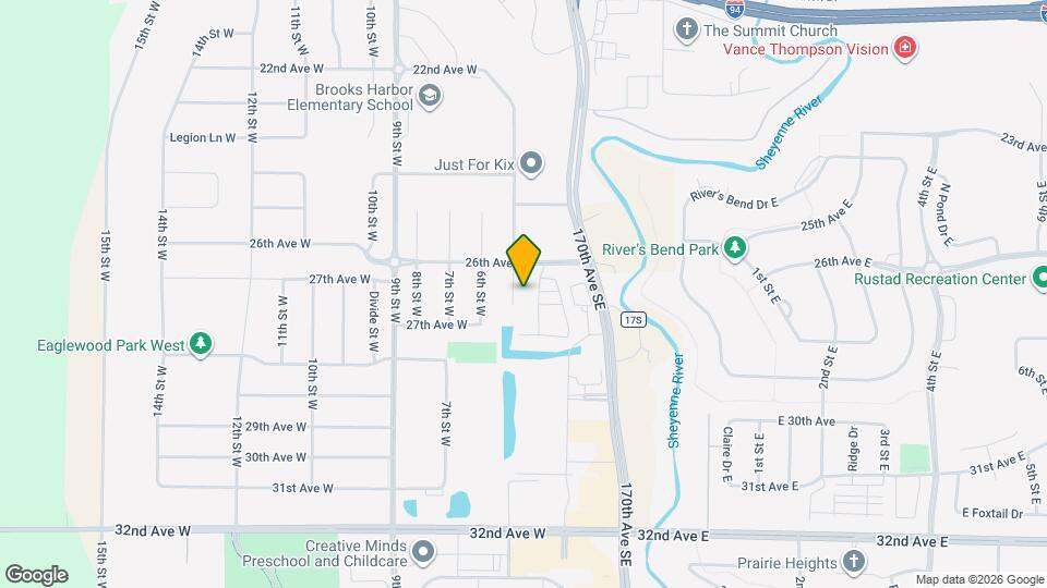 2625 5th Ct W Map and Location Details