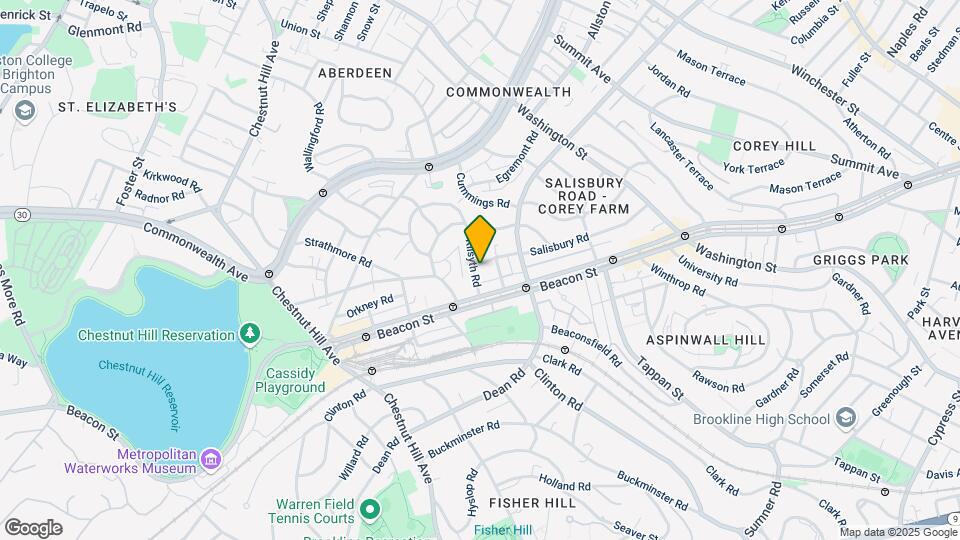 25 Kilsyth Rd Map and Location Details