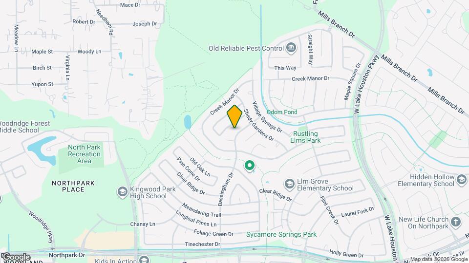 2917 Bassingham Dr Map and Location Details