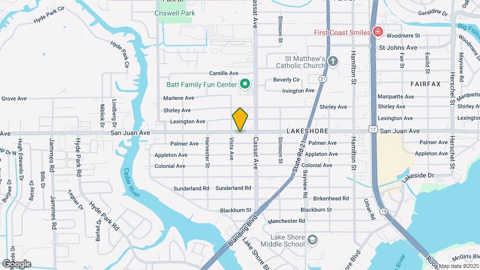 5038 San Juan Ave Map and Location Details