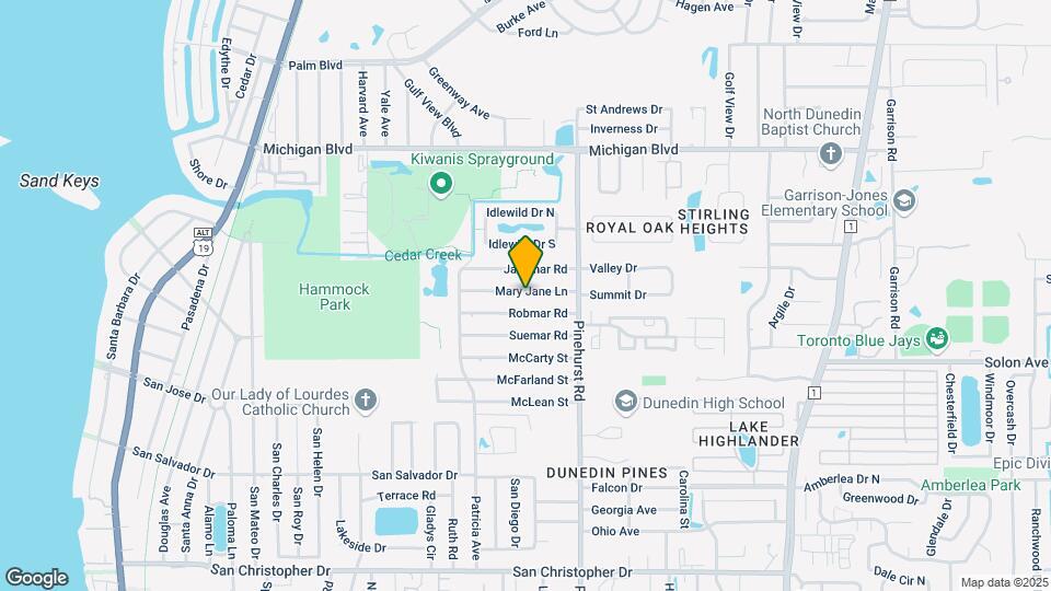 1113 Mary Jane Ln Mapa y Detalles de la Ubicación