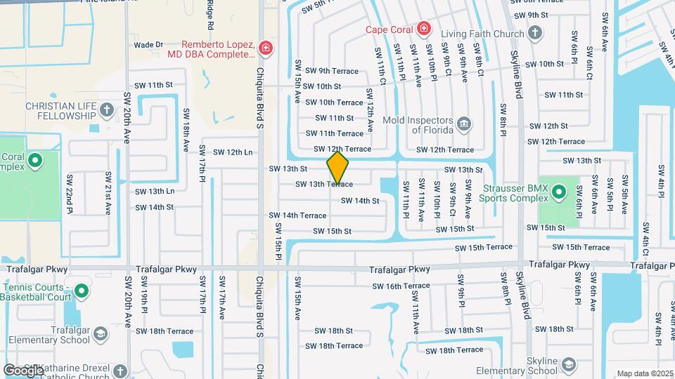 1310 SW 13th Terrace Map and Location Details
