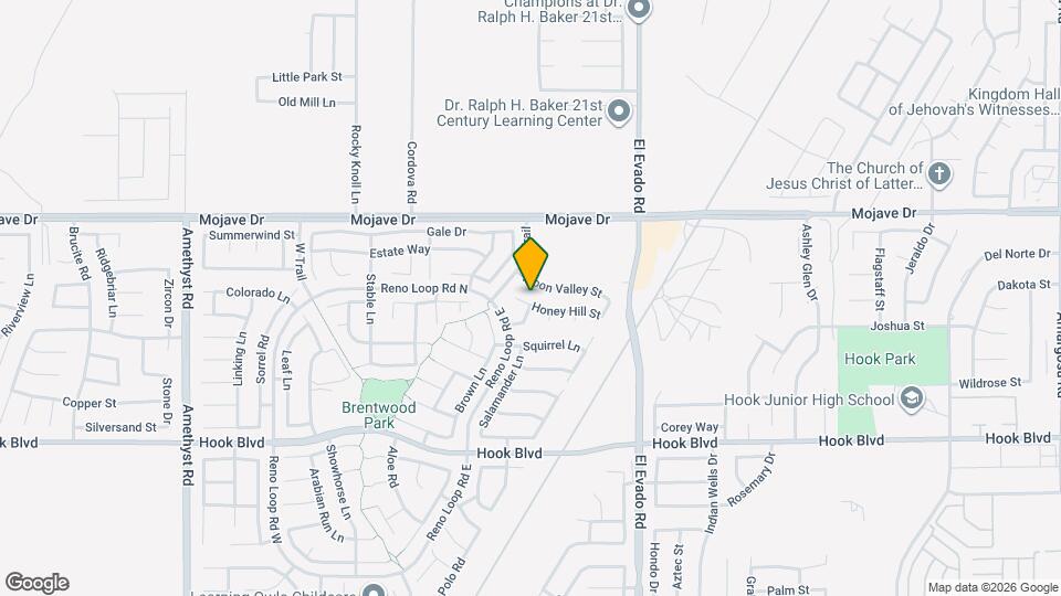 14344 Honey Hill St Mapa y Detalles de la Ubicación