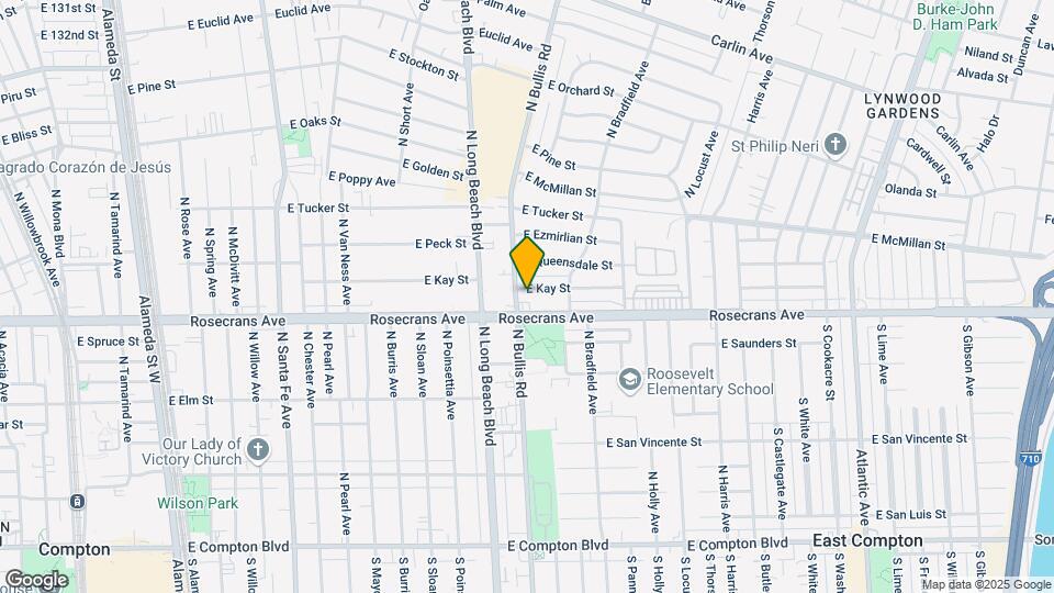 1515 E Rosecrans Ave Map and Location Details