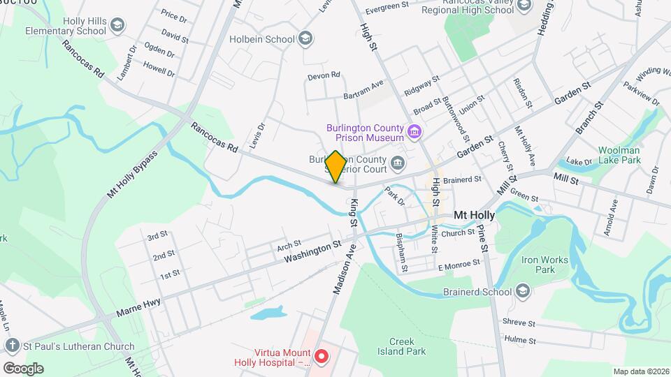 124 Rancocas Rd Map and Location Details