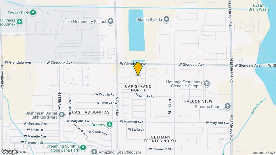 12938 W Fleetwood Ln Map and Location Details