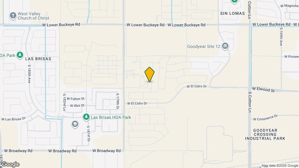 3418 S 177th Dr Map and Location Details