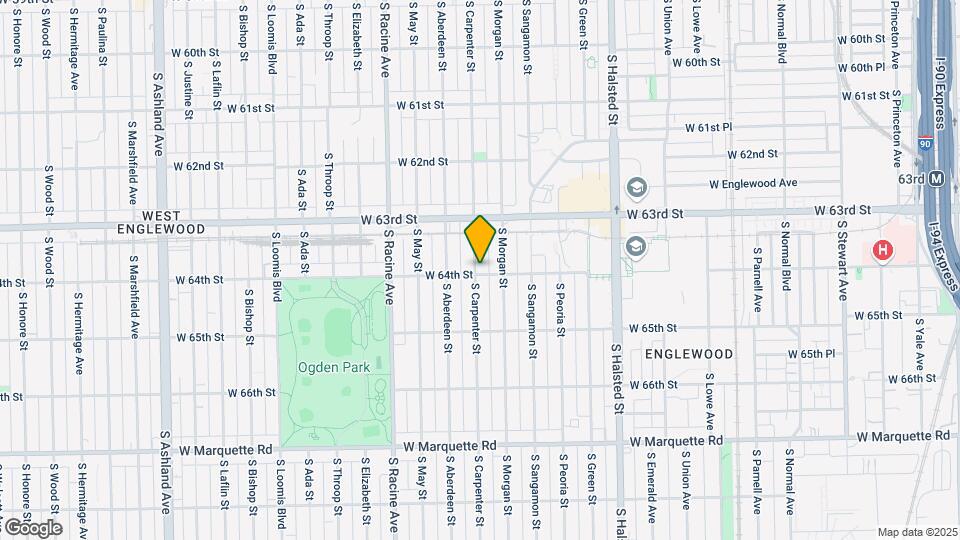 1022 W 64th St-Unit -1E Mapa y Detalles de la Ubicación
