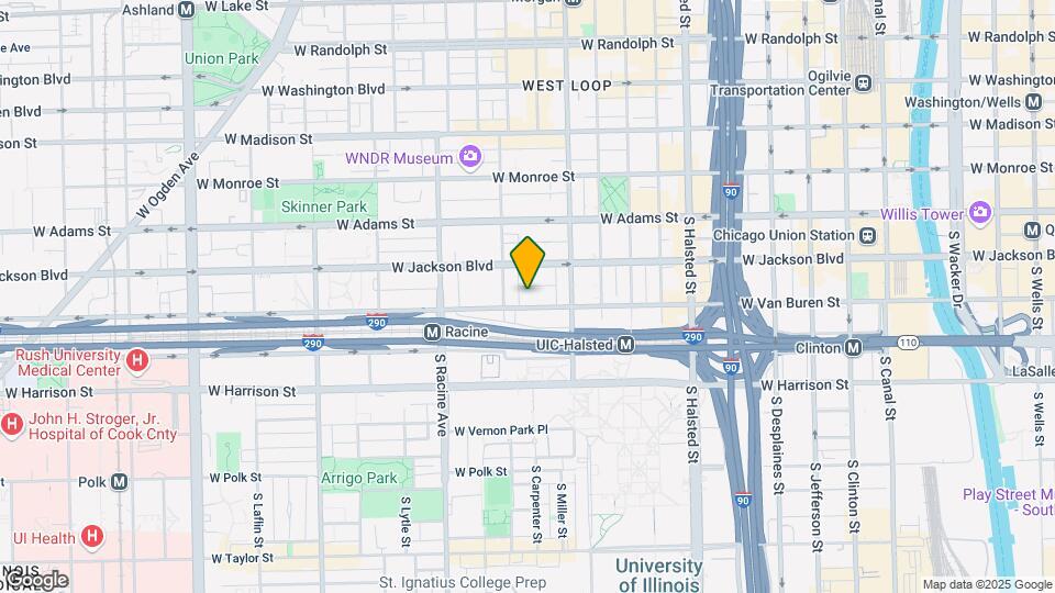 1044 W Van Buren St Map and Location Details