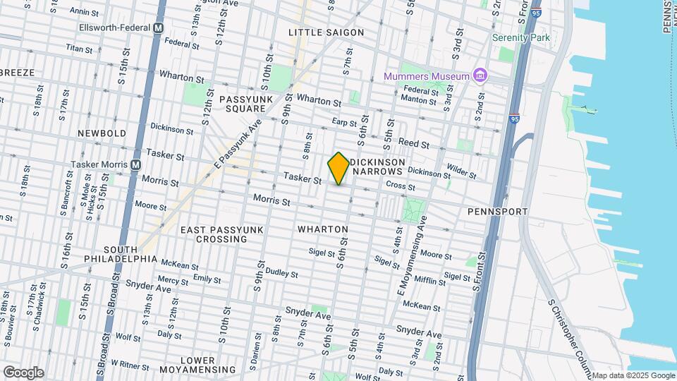 625 Fernon St Map and Location Details