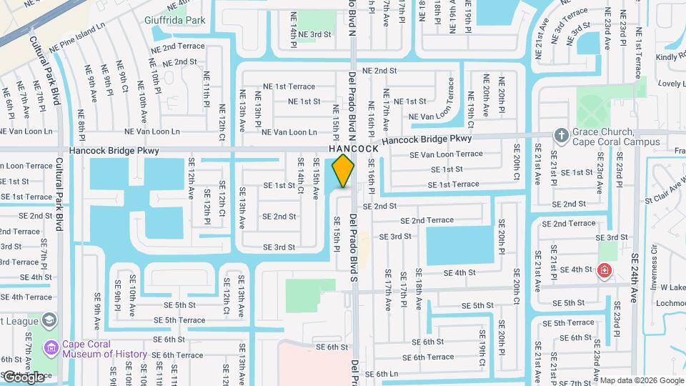 1521 SE 1st Terrace Map and Location Details