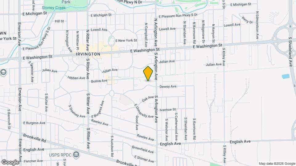5936 Dewey Ave Map and Location Details