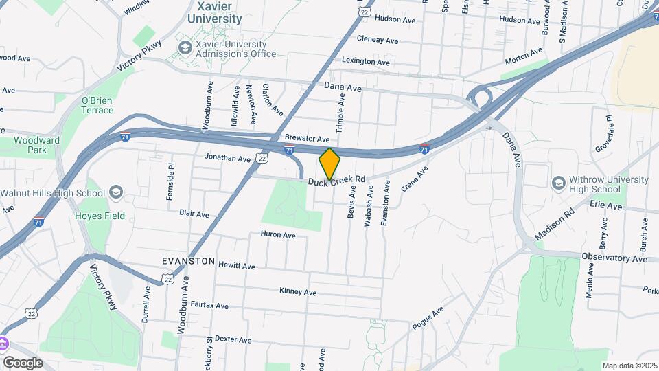 3471 Trimble Ave Map and Location Details