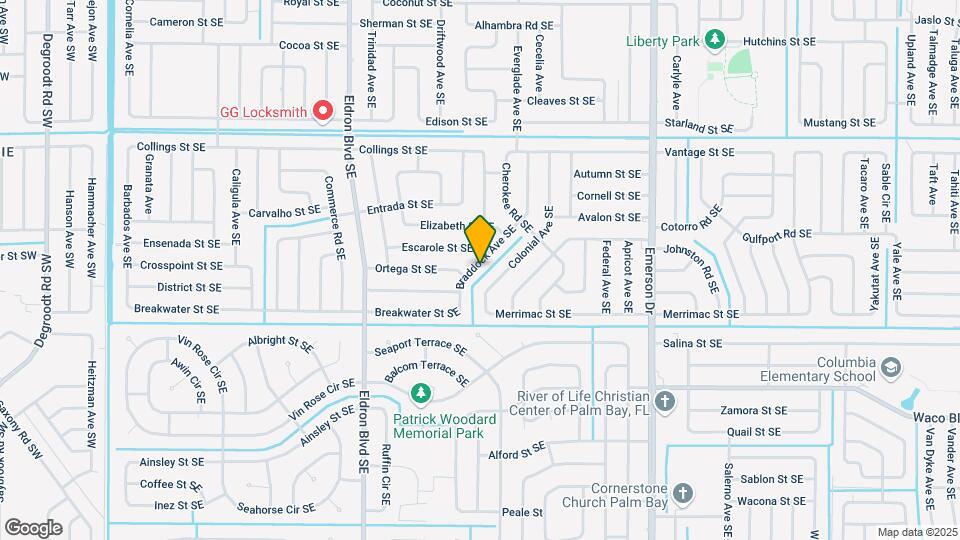 1099 Braddock Ave SE Map and Location Details