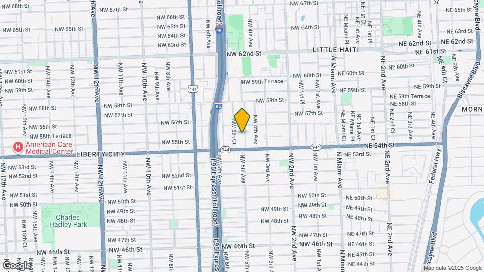 5454 NW 5th Ave Map and Location Details