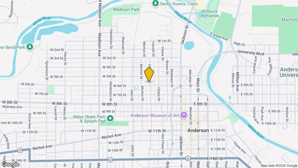 406 W 6th St Map and Location Details