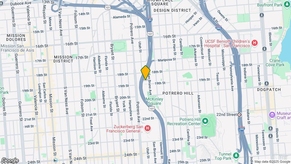 2334 19th St. Map and Location Details