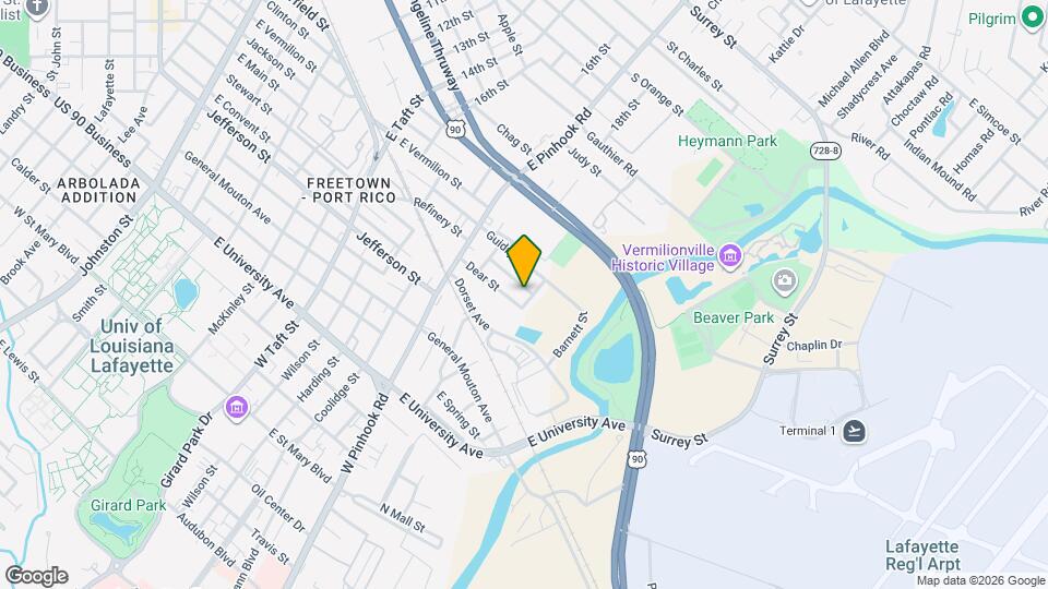 126 S Refinery St Map and Location Details