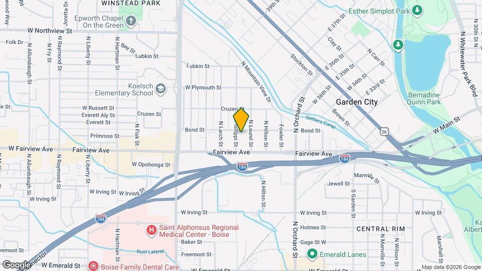 1680 N Phillippi St Map and Location Details