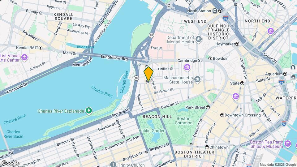93 Charles St Mapa y Detalles de la Ubicación