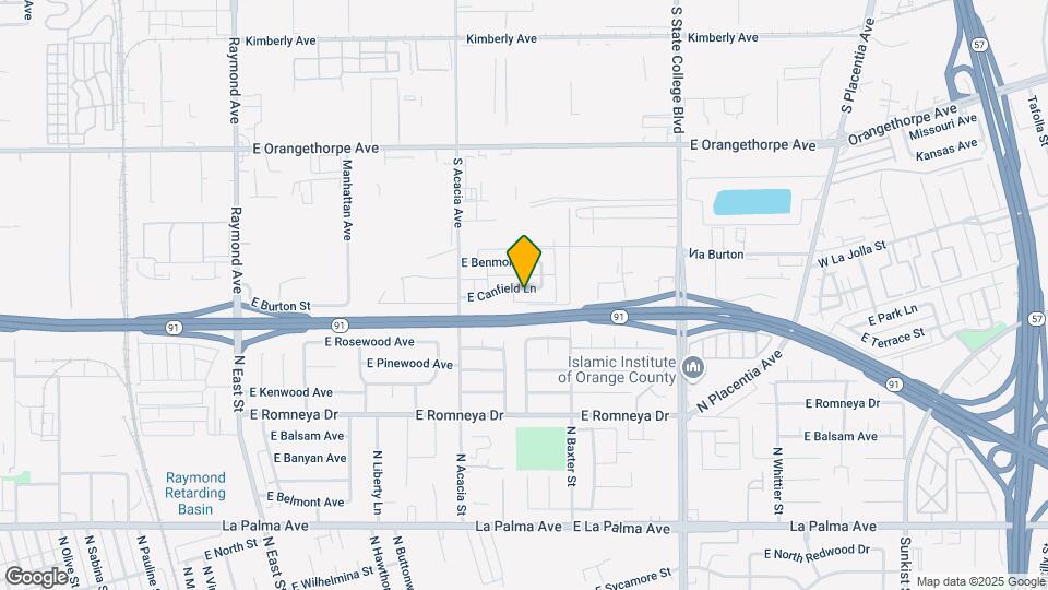 1560 E Canfield Ln Map and Location Details