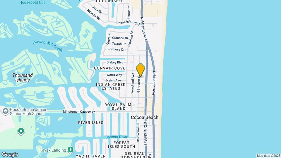 219 N Brevard Ave Map and Location Details