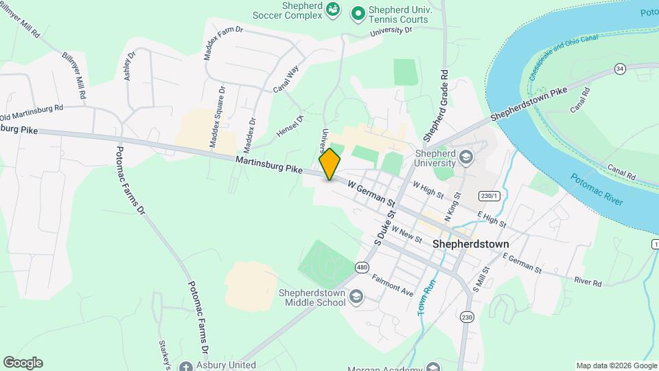 8348 Martinsburg Pike Map and Location Details