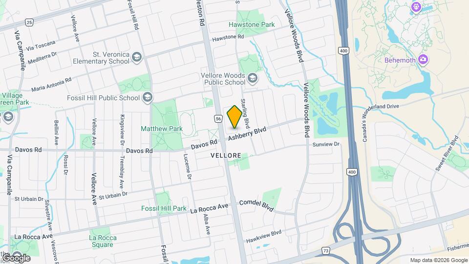 163 Fairlane Crescent Map and Location Details