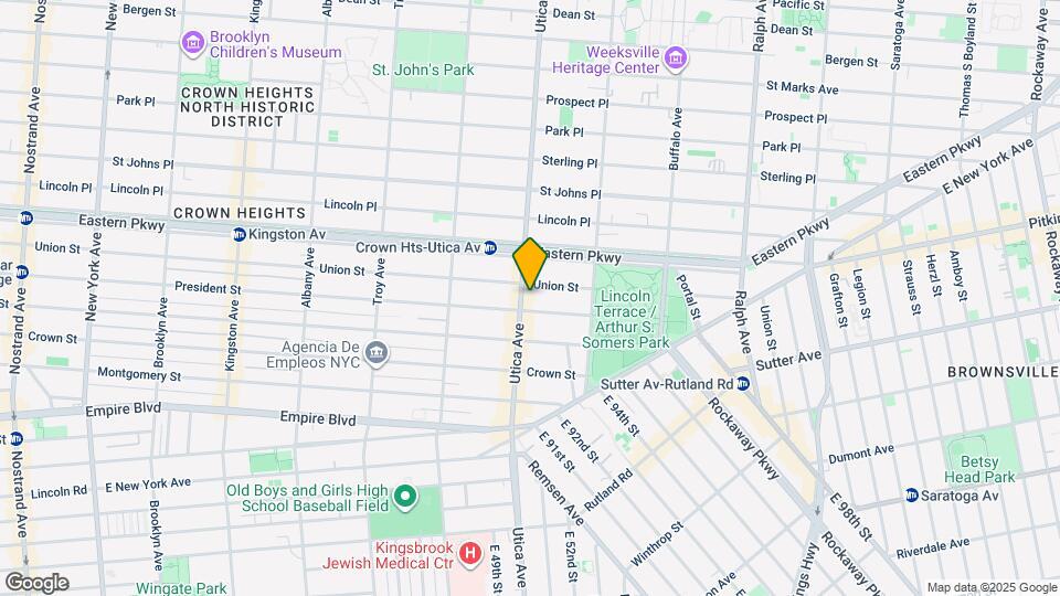 311 Utica Ave, Unit 3F Mapa y Detalles de la Ubicación