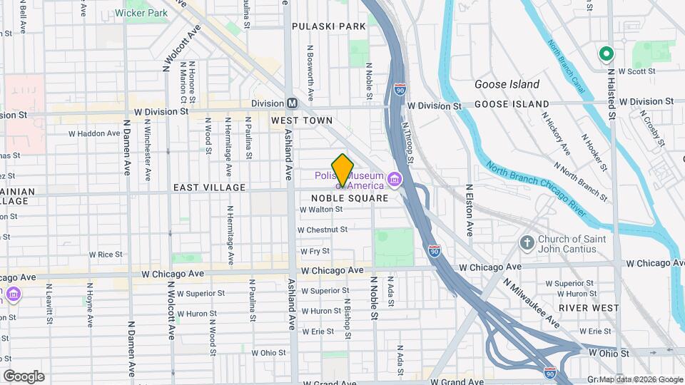 1445 W Augusta Blvd, Unit 104 Mapa y Detalles de la Ubicación