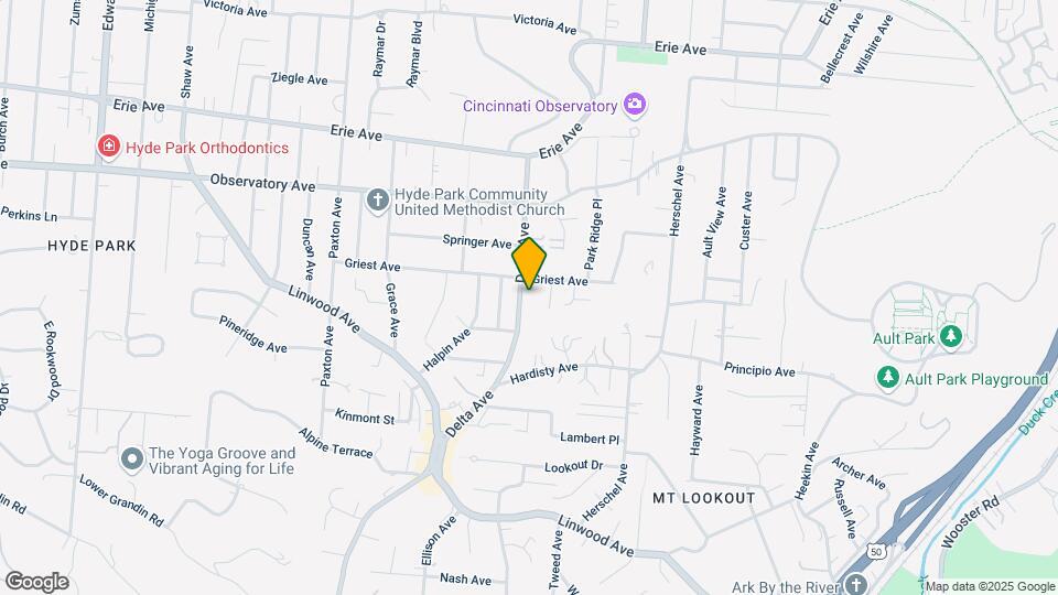 1256 Delta Ave Mapa y Detalles de la Ubicación
