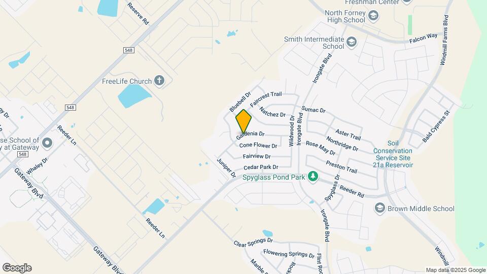 2048 Gardenia Dr Mapa y Detalles de la Ubicación