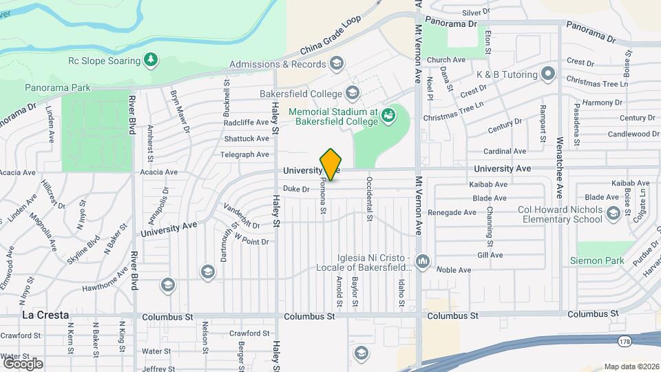 1804 Duke Dr Map and Location Details