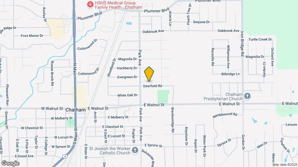 819 Deerfield Rd Map and Location Details