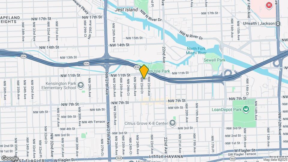 1001 NW 23rd Ct Map and Location Details