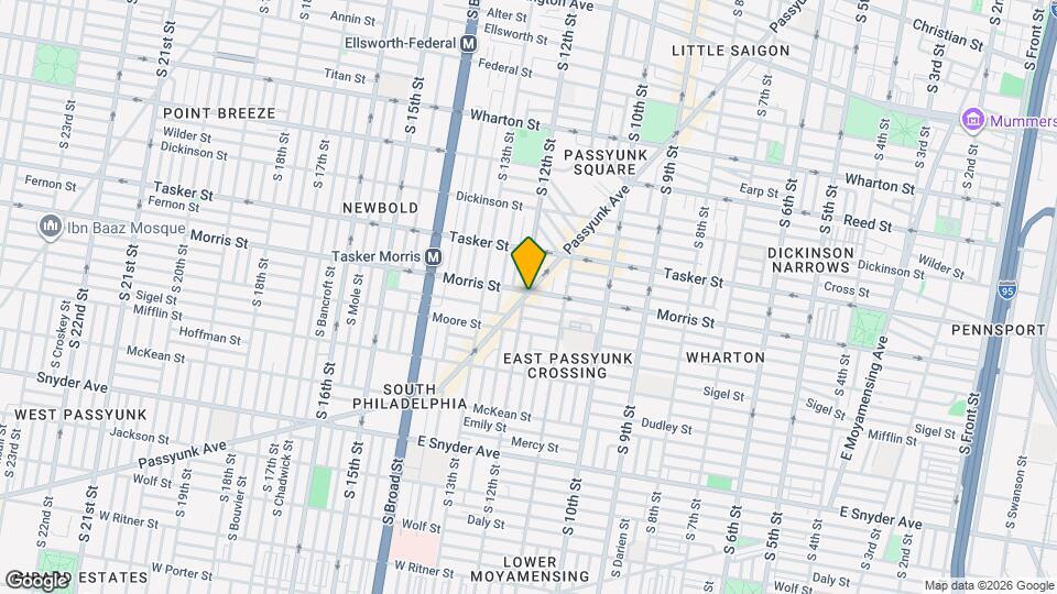 1707 Passyunk Ave Map and Location Details