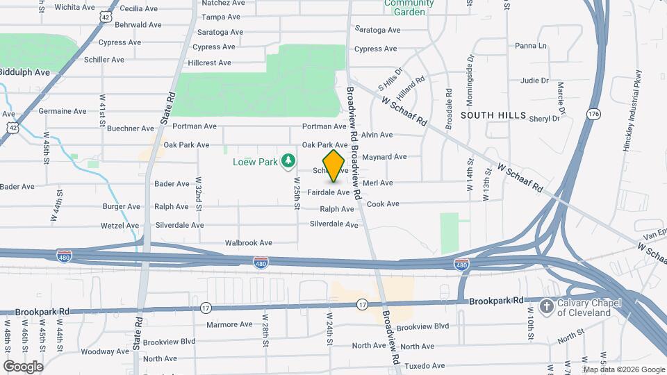 2212 Fairdale Ave Map and Location Details