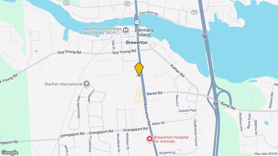 9595 Brewerton Rd Map and Location Details