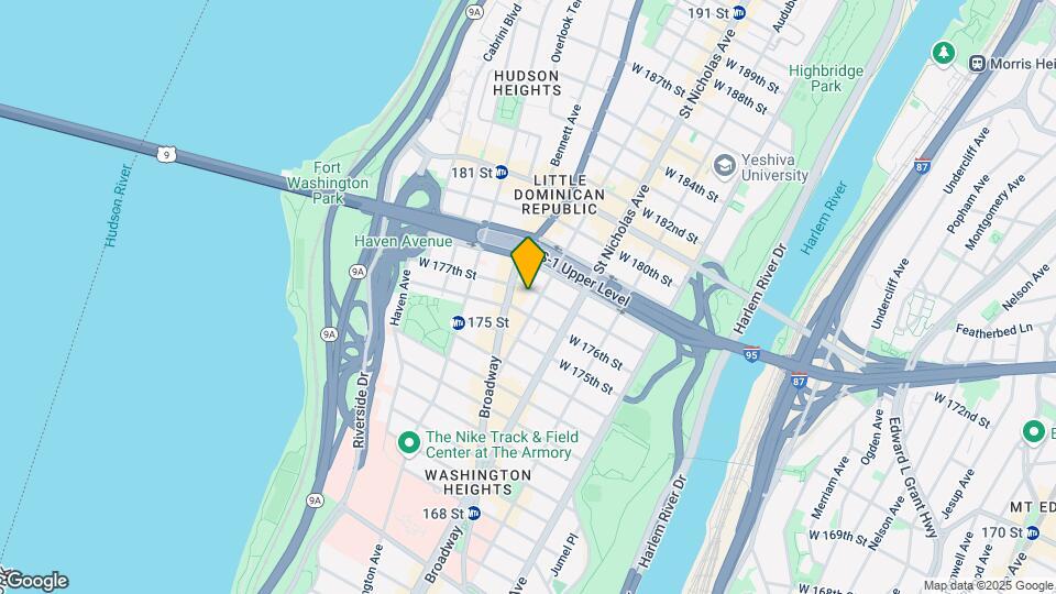 82 Wadsworth Ave Mapa y Detalles de la Ubicación