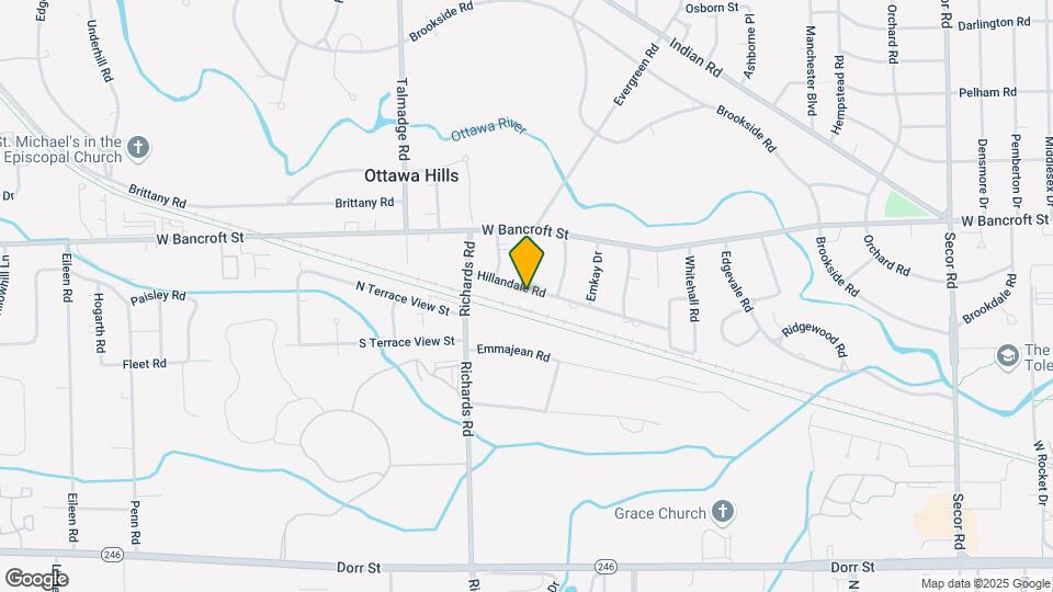 3965 Hillandale Map and Location Details