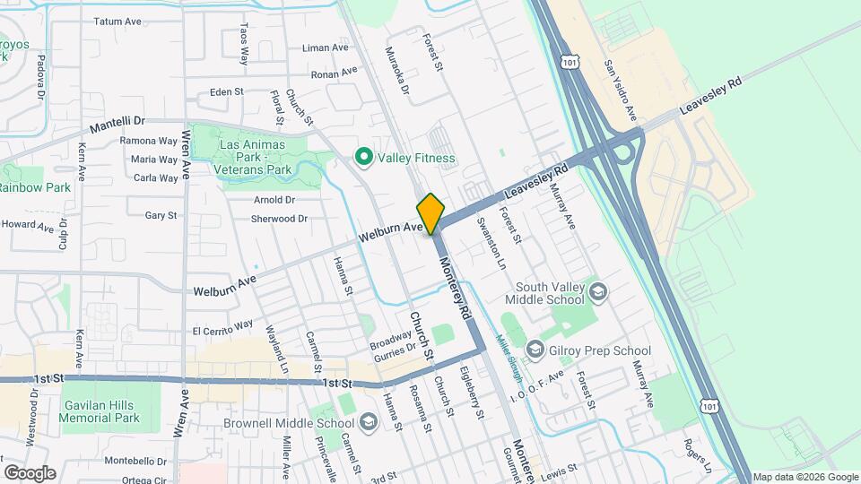 8375 Monterey Rd Map and Location Details