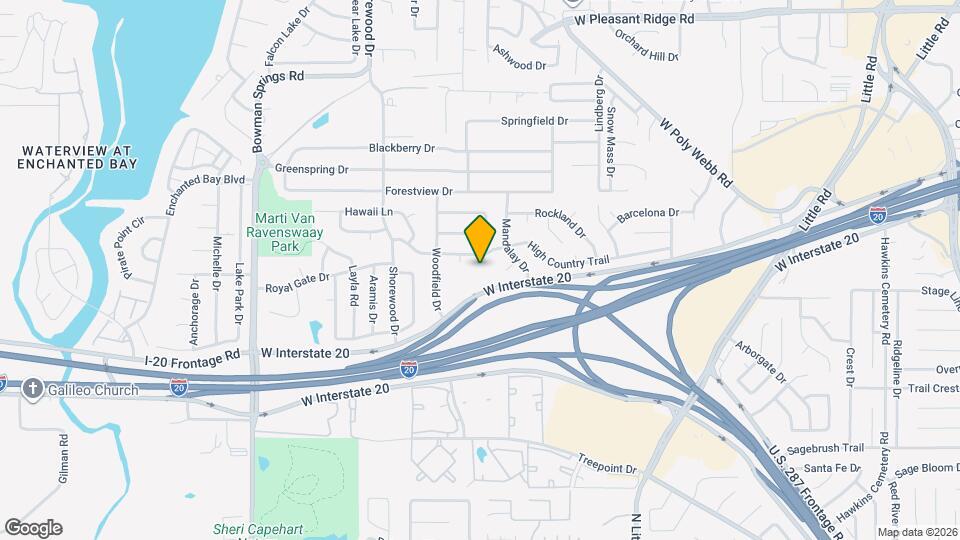 6610 High Country Trail Map and Location Details