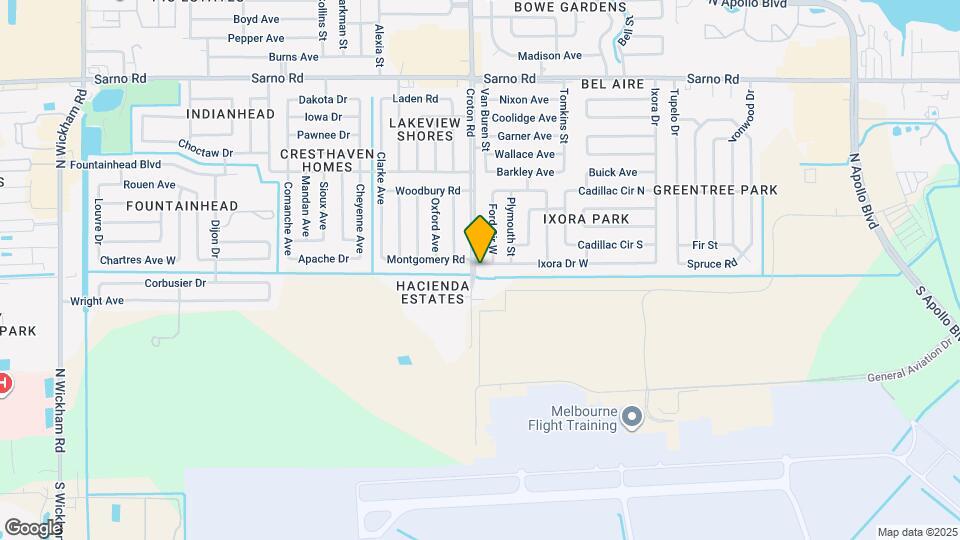 2049 Ixora Dr W Map and Location Details