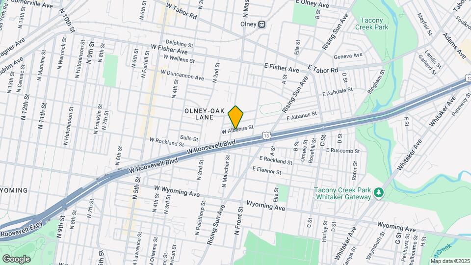 156 W Albanus St Mapa y Detalles de la Ubicación