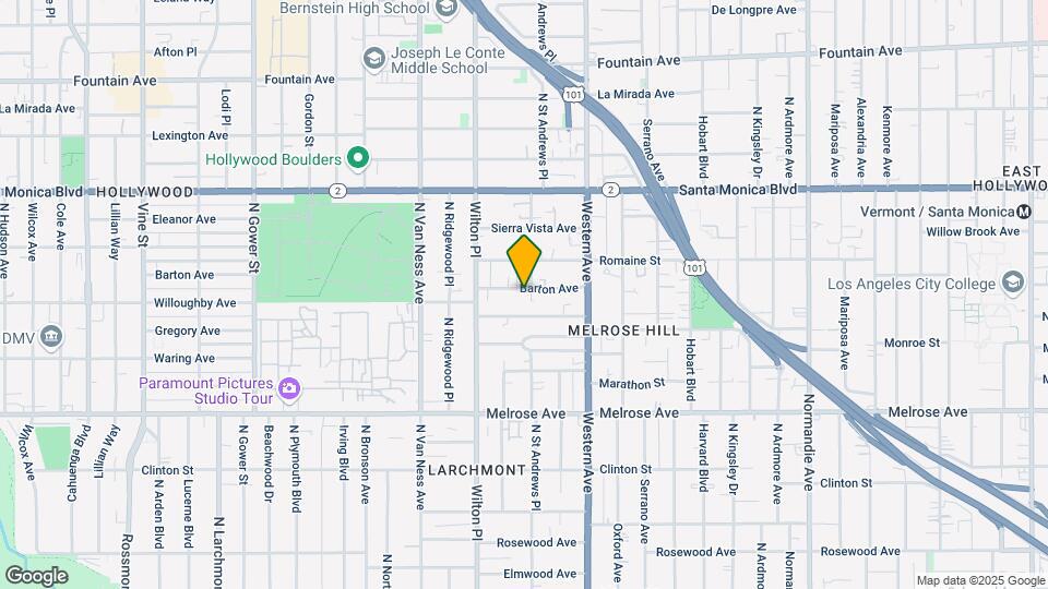 5506 Barton Ave Map and Location Details