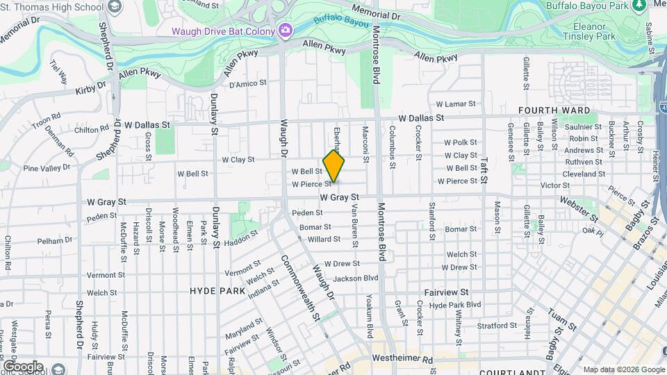 1231 W Pierce St Map and Location Details