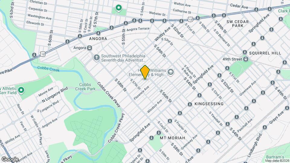 5623 Ridgewood St Map and Location Details