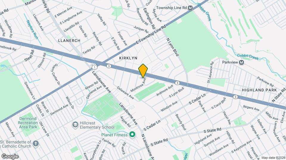 12 Montrose Ave Map and Location Details