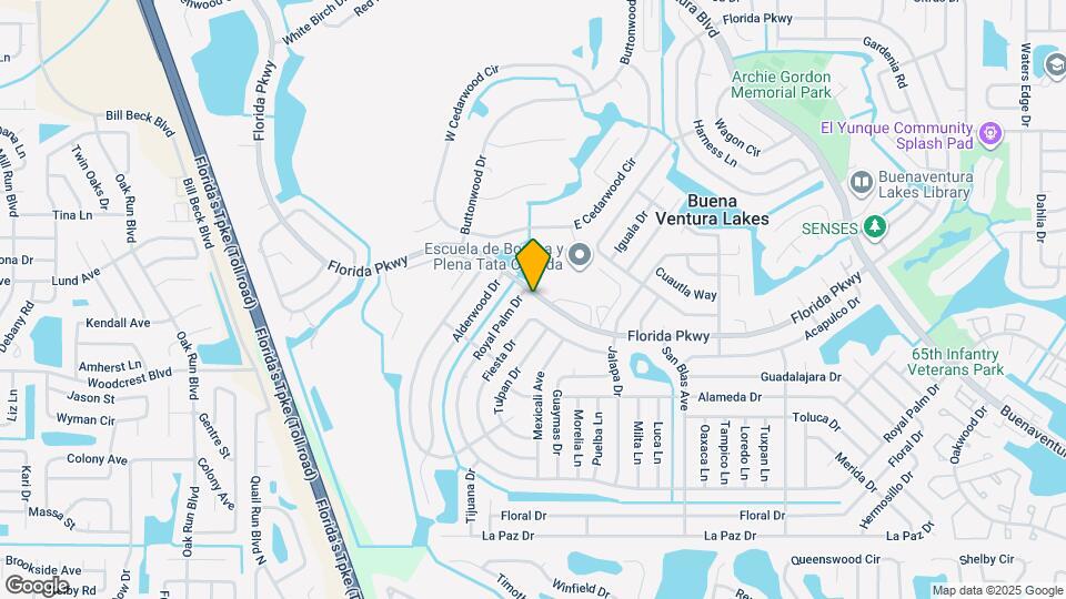 833 Florida Pkwy Map and Location Details