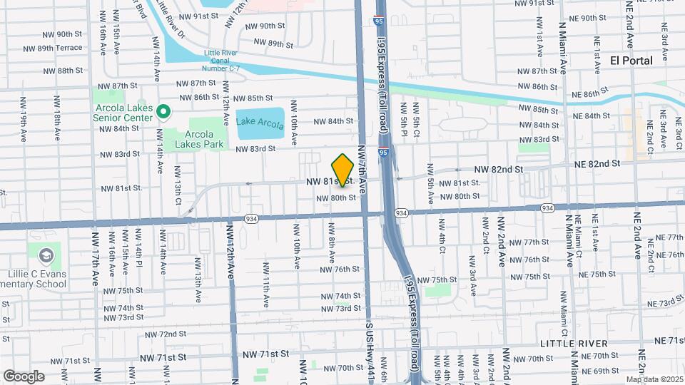 763 NW 80th St, Unit B Mapa y Detalles de la Ubicación